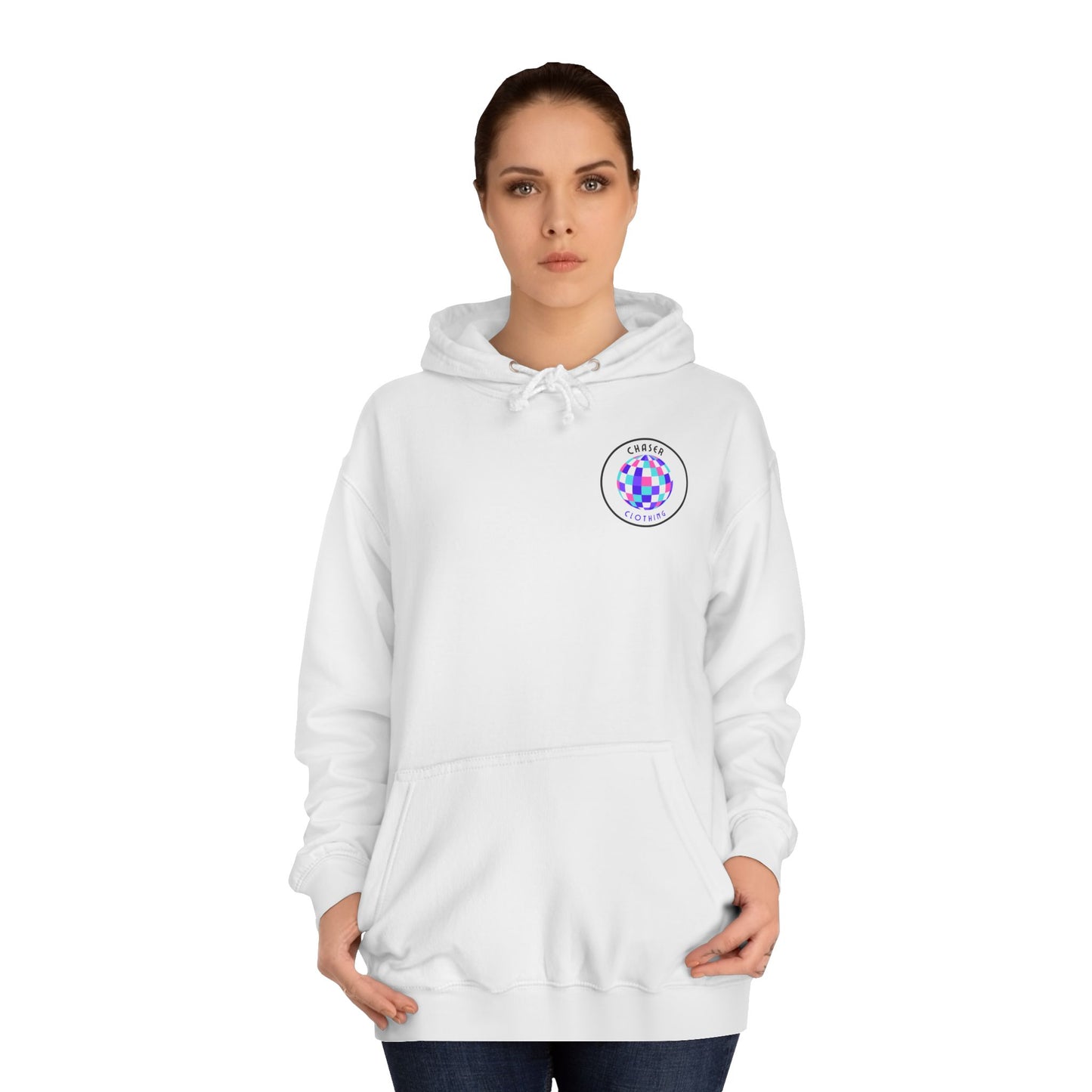 Chaser Disco Ball Hoodie White