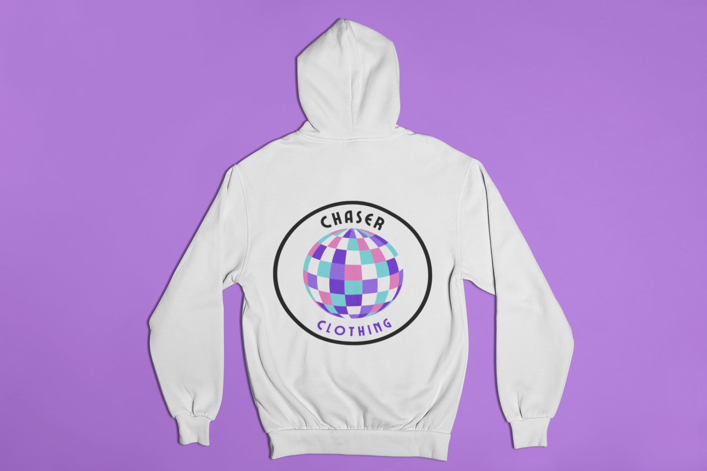 Chaser Disco Ball Hoodie White