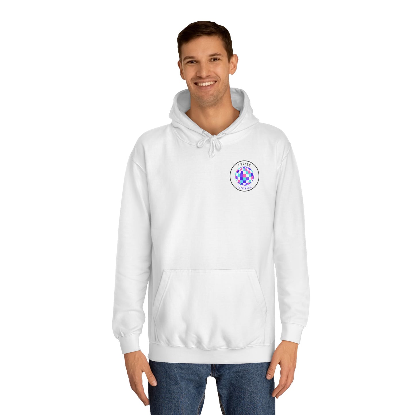 Chaser Disco Ball Hoodie White