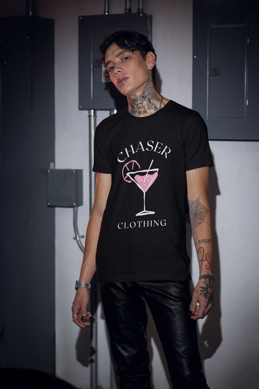 Black and Pink Cocktail Tee